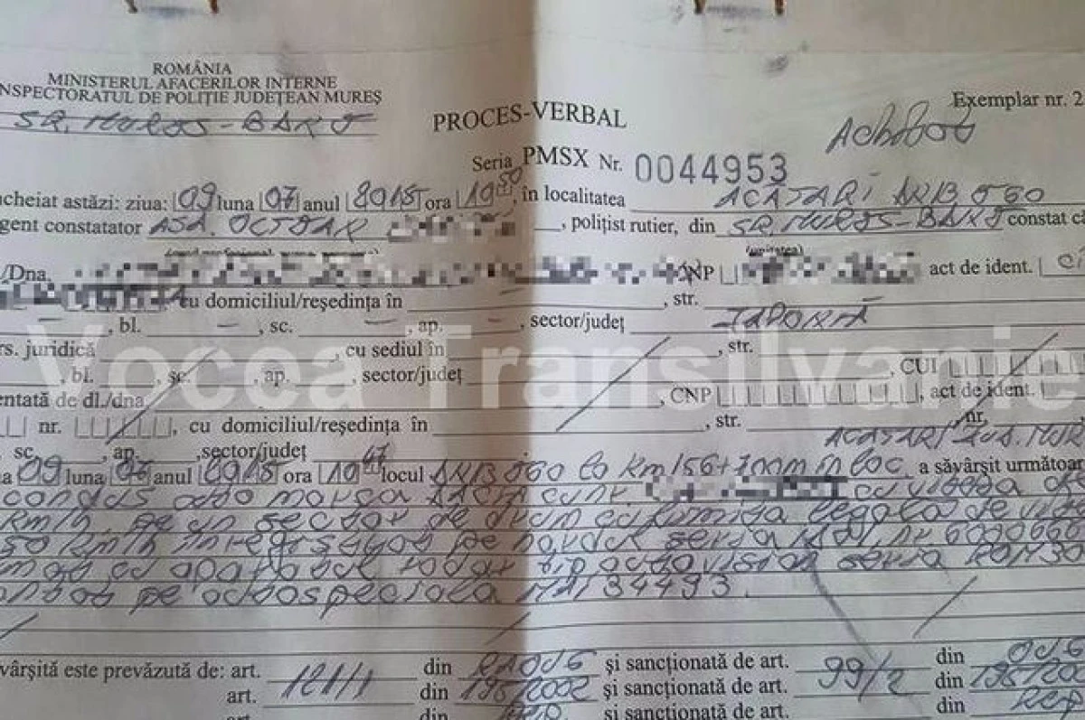 SOFER DIN „JUDETUL JAPONIA“, AMENDAT PENTRU VITEZA IN ROMANIA