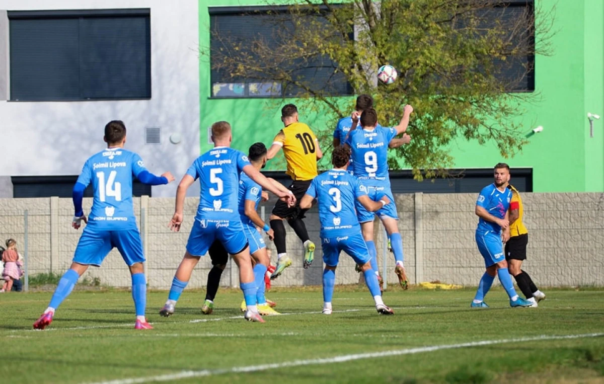 Șoimii Lipova câștigă la Ghiroda și este vicelider în Liga a III-a, remiză albă în duelul Ineu - Crișul