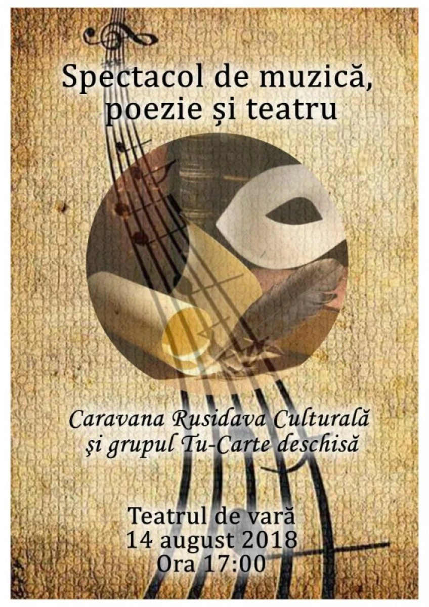 Spectacol de muzică şi literatură, la Teatrul de vară