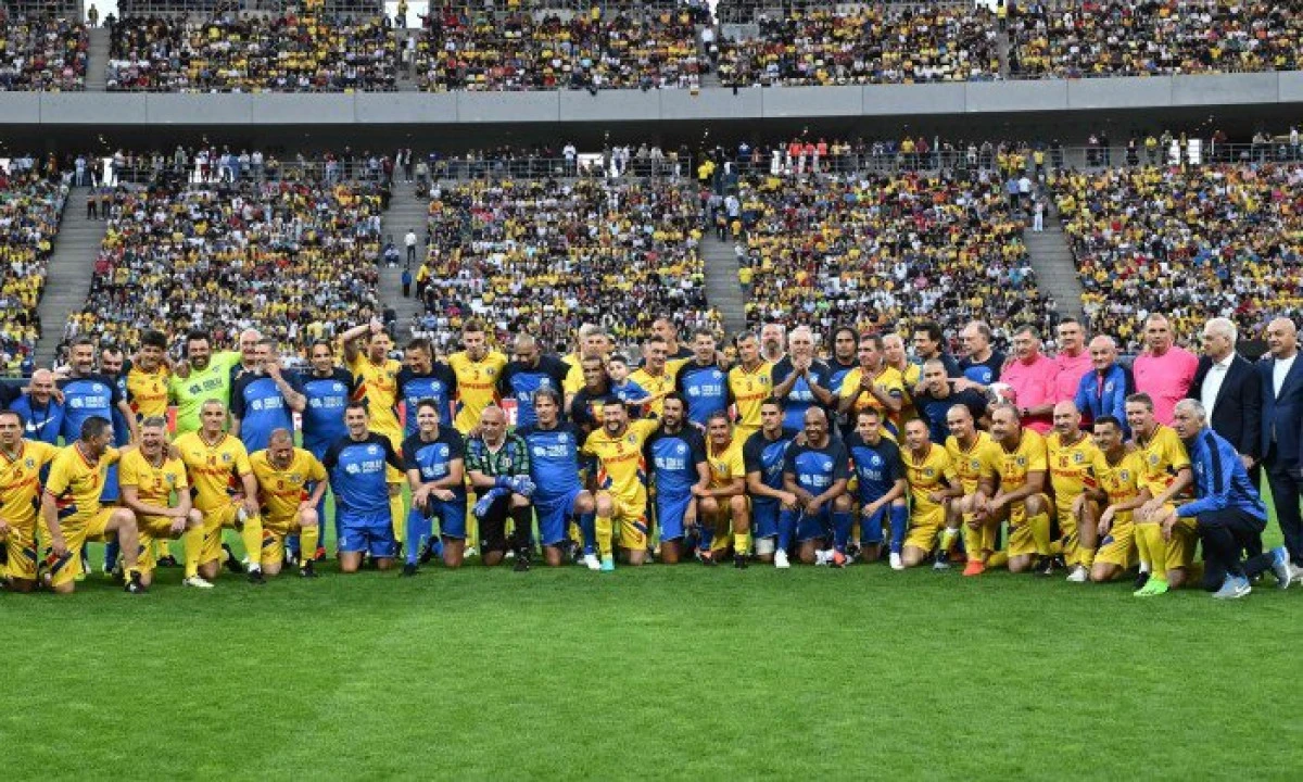 Spectacol și emoție, la meciul de retragere al Generației de Aur