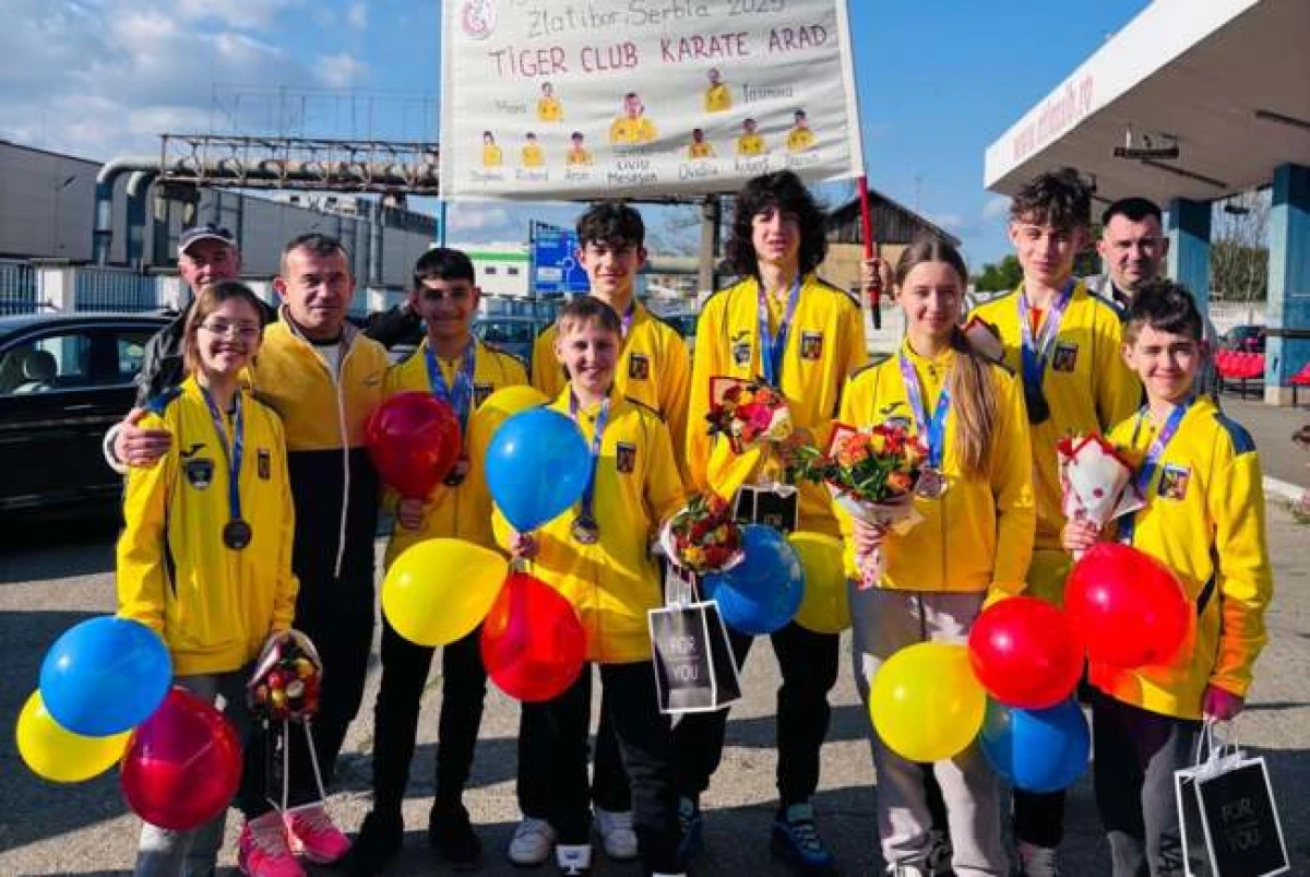 Sport Club Tiger Arad a luat o salbă de medalii la Gimnaziada din Serbia