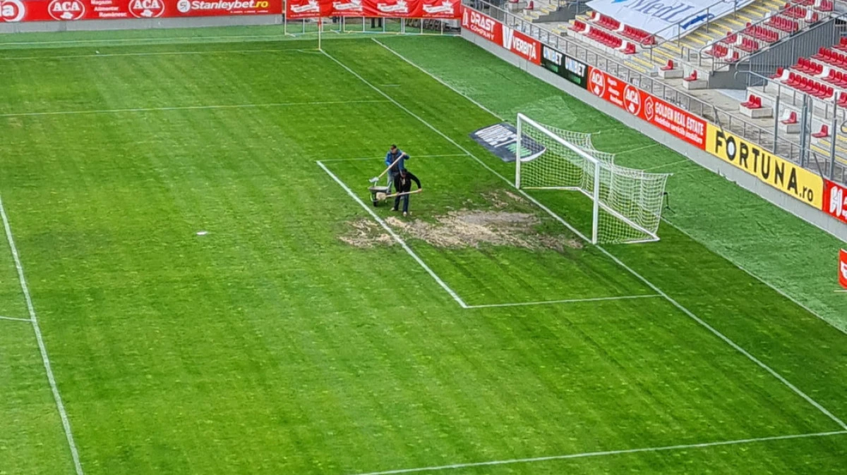 Stadionul Francisc Neuman „înghite” alte 2,6 milioane de euro, iar UTA ar putea juca la anul în afara Aradului!