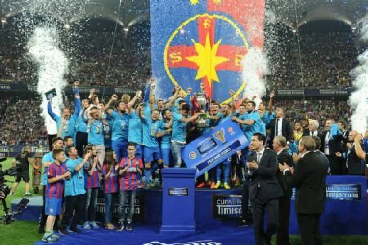 STEAUA A CASTIGAT CUPA ROMANIEI, DUPA 3-0 IN FINALA CU „U” CLUJ