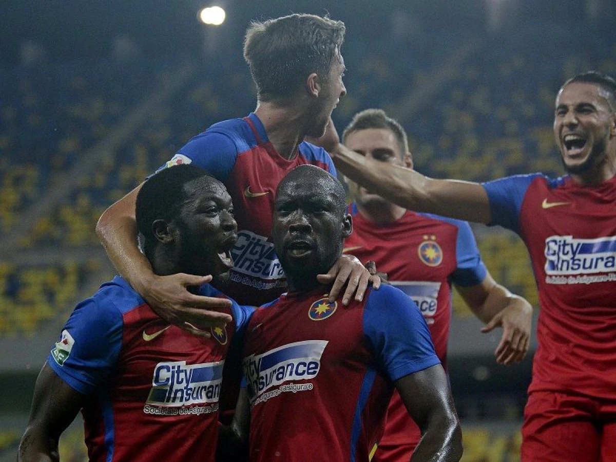STEAUA A INVINS ASTRA GIURGIU, IN MANSA TUR DIN SEMIFINALELE CUPEI LIGII