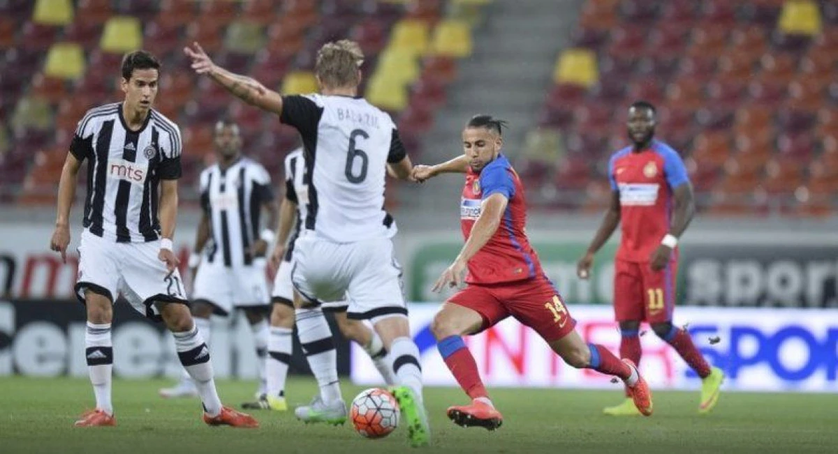 STEAUA - PARTIZAN 1-1, IN PRIMA MANSA A TURULUI TREI PRELIMINAR DIN LIGA CAMPIONILOR