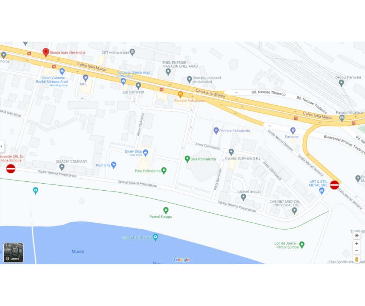 Strada Praporgescu rămâne închisă până la sfârșitul lunii