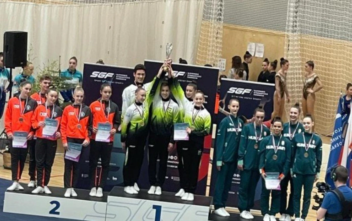 "Studenţii" de la CSU Arad au urcat pe podium la Openul Slovaciei de aerobic