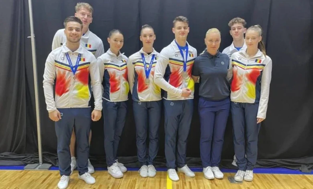 „Studenții” Popa și Branda au fost aproape de podium, la Cupa Mondială de aerobic