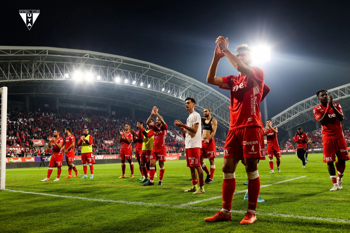 Superliga la zi: UTA rămâne în zona gri a clasamentului, între locurile ce duc la baraj și pozițiile de play-off!