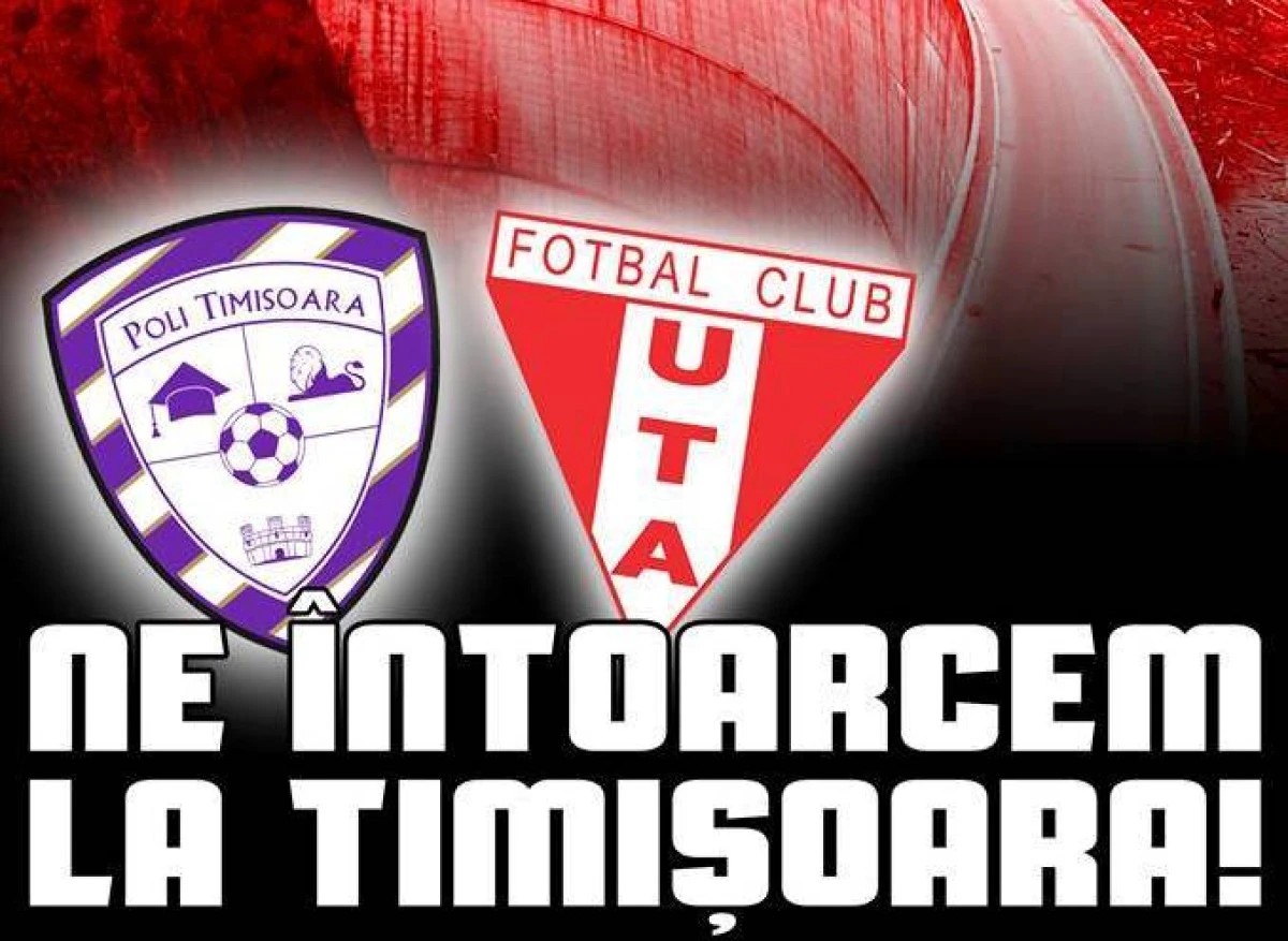 Suporterii UTA-ei fac deplasarea la Timişoara cu autocarele
