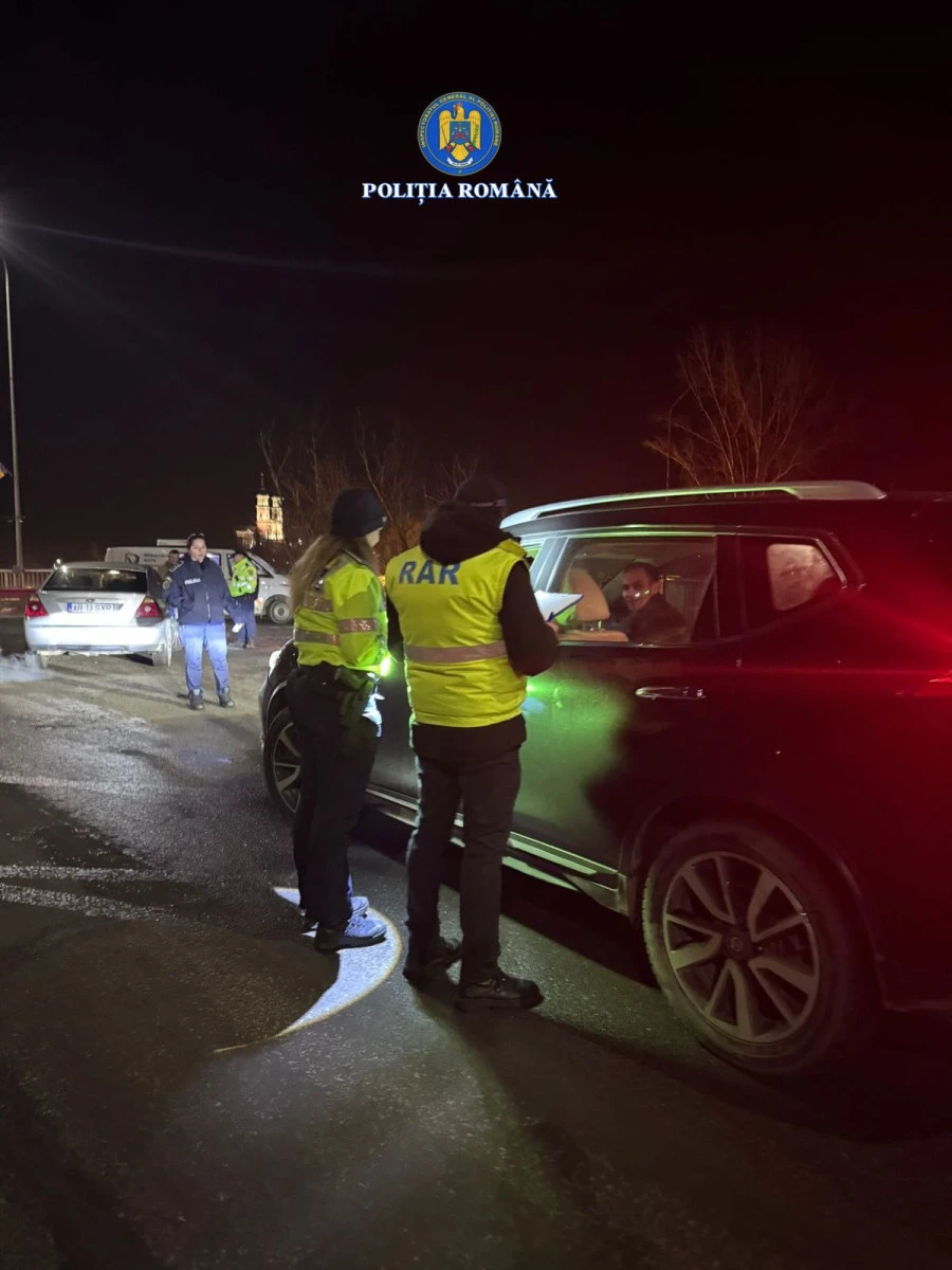 Sute de amenzi, după o razie de amploare a polițiștilor arădeni
