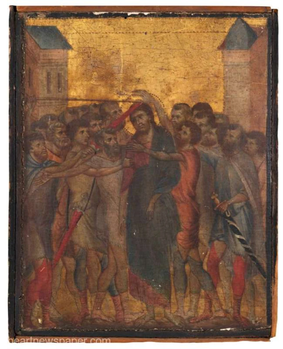 Tabloul ”Hristos umilit” al pictorului italian Cimabue, descoperit la nord de Paris
