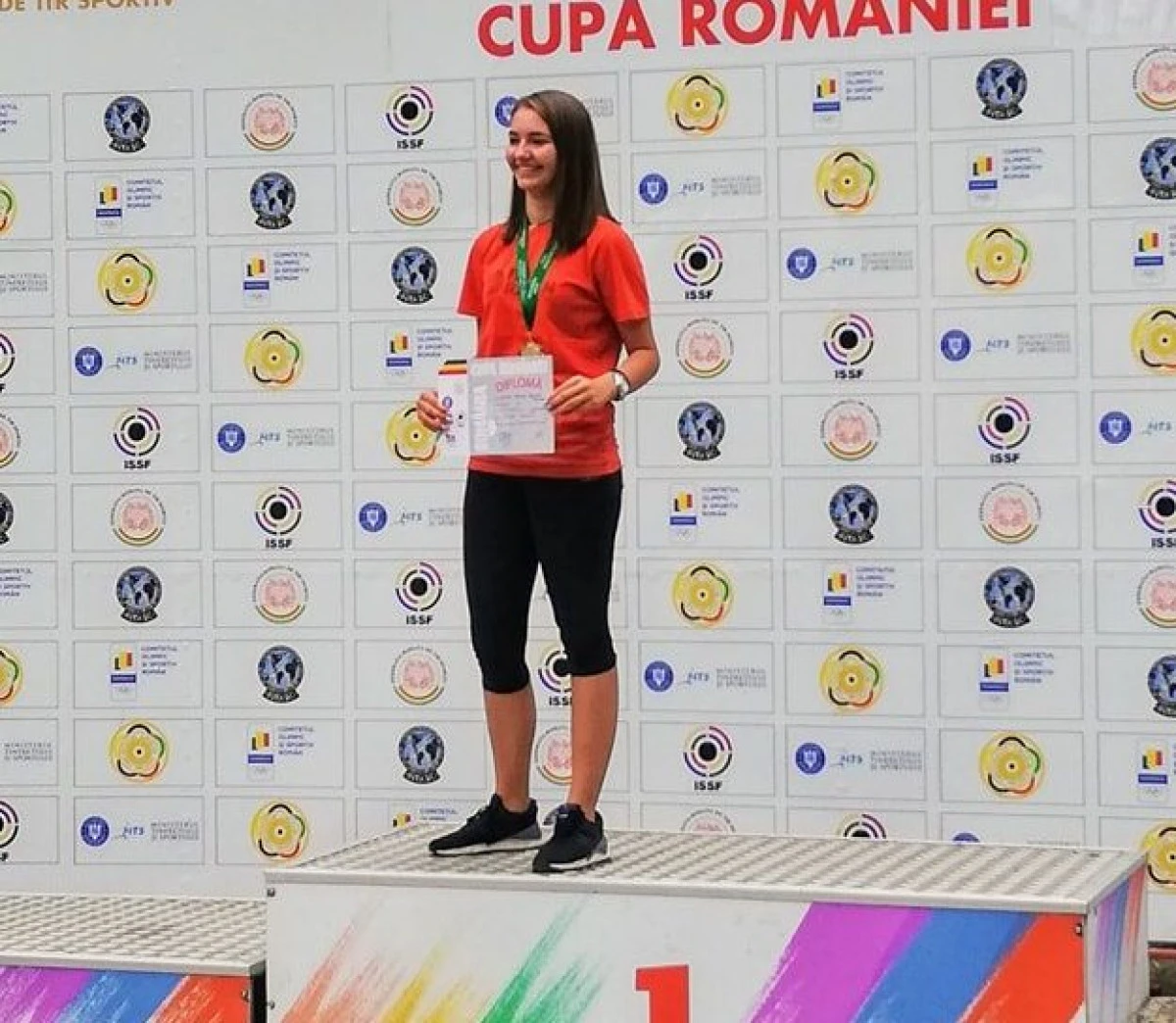 Talerista arădeană Briana Vărcuş, medalie de aur la Cupa României