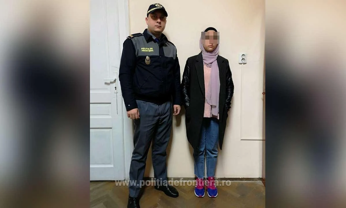 Tânără din Palestina, prinsă la Curtici cu documentul de călătorie al altei persoane