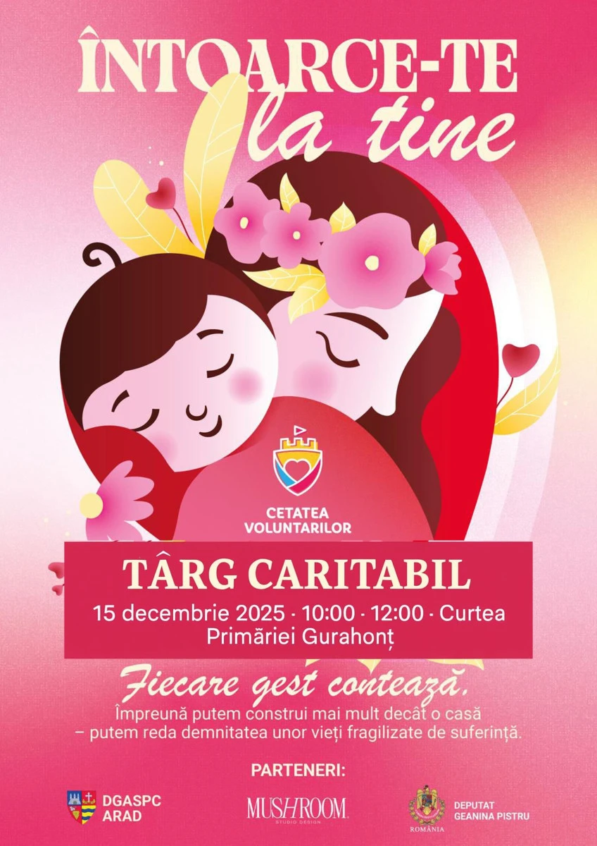 Târg Caritabil la Gurahonț, pentru reabilitarea locuinței protejate „Mara”