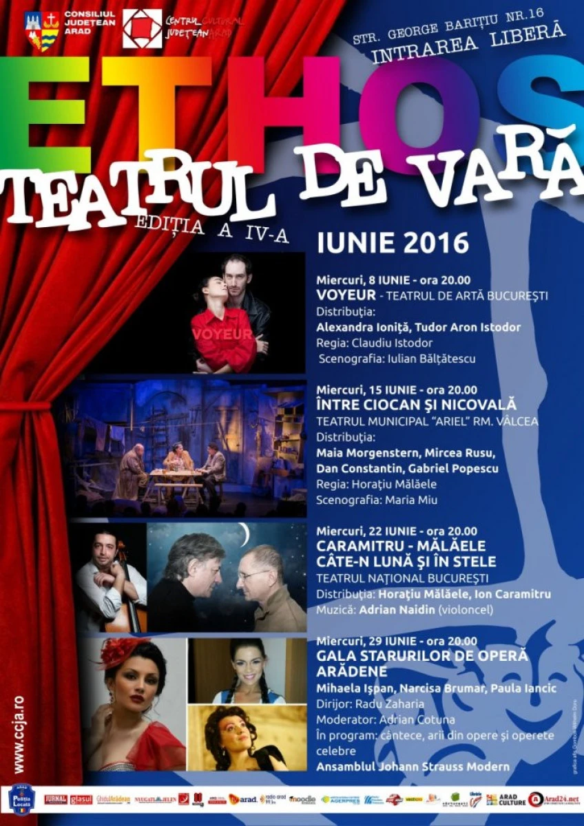 TEATRUL DE VARĂ ARĂDEAN DĂ STARTUL SPECTACOLELOR