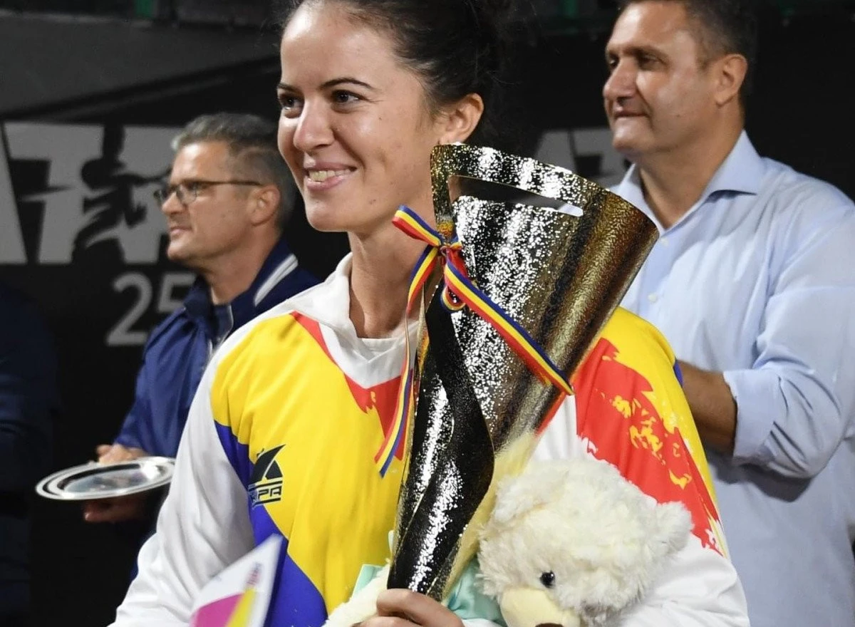 Tenismena Oana Simion, de la CS Sportsin Arad, este dublu campioană națională (FOTO)