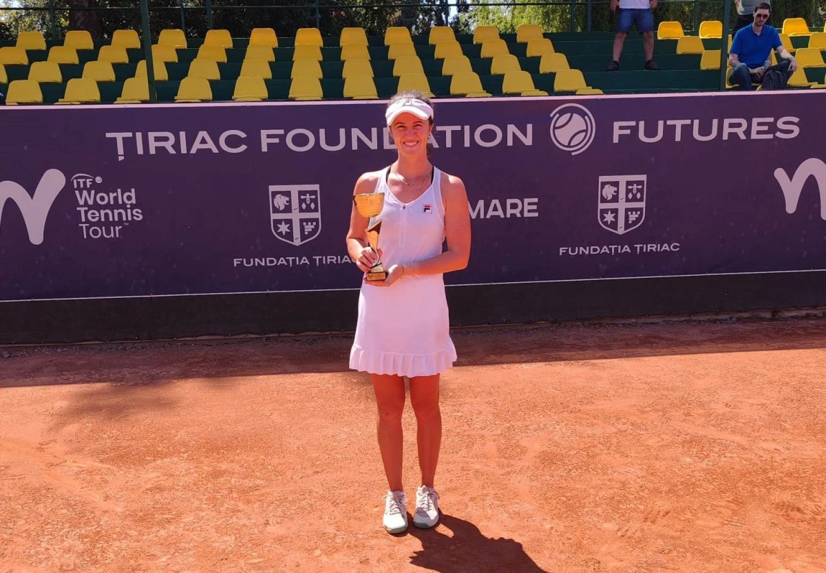 Tenismena Oana Simion, de la Sportsin Arad, a fost finalistă la turneul ITF de la Satu Mare