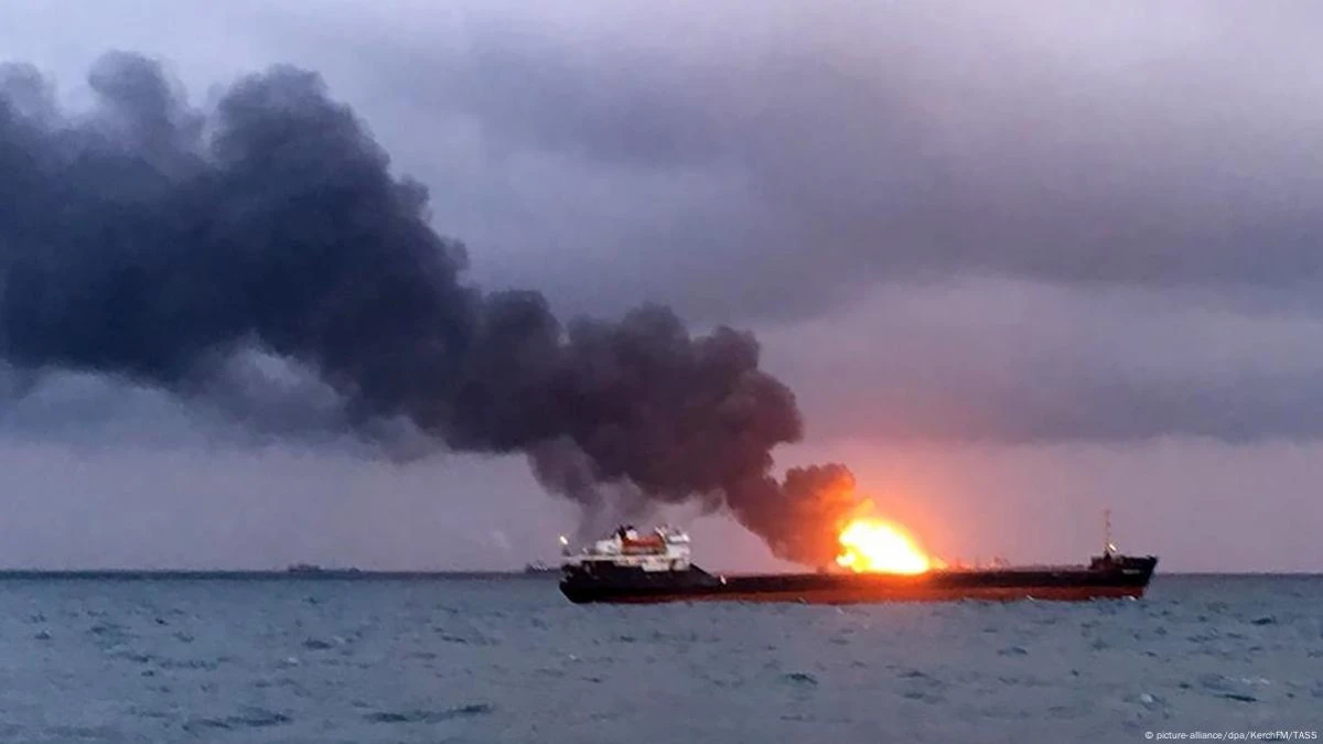 Terminal petrolier al gigantului rus Rosneft, în flăcări, după o lovitură ucraineană