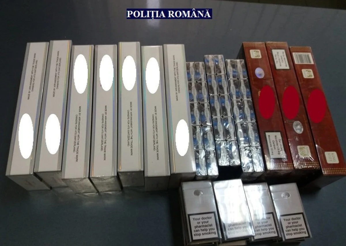 Țigări de contrabandă, depistate de polițiști în Piața Fortuna