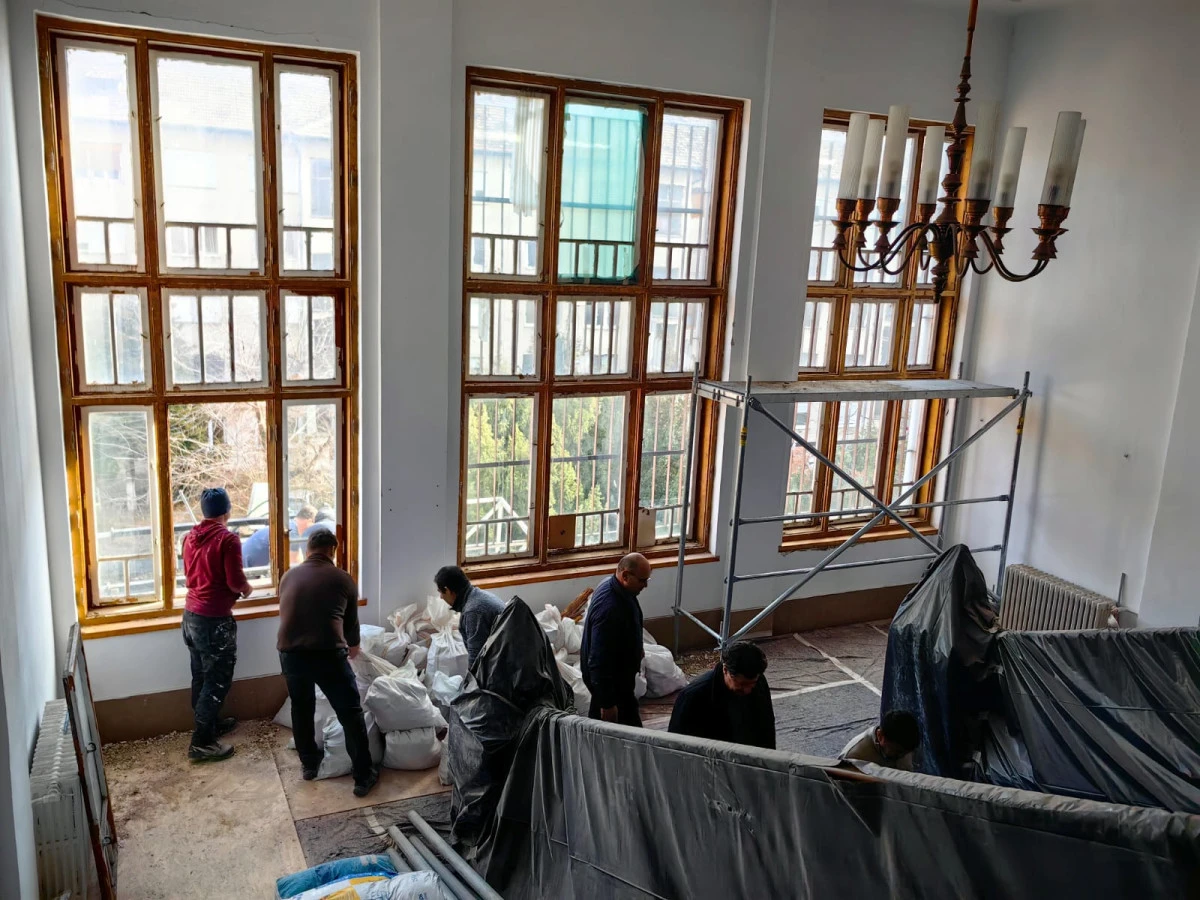 Toate ferestrele Bibliotecii şi Muzeului de artă sunt restaurate de Consiliul Judeţean