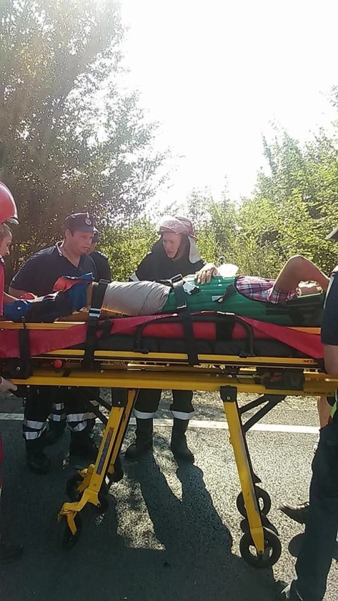 TRAFIC OPRIT PE DRUMUL SIMAND - ARAD DIN CAUZA UNUI ACCIDENT DE CIRCULATIE