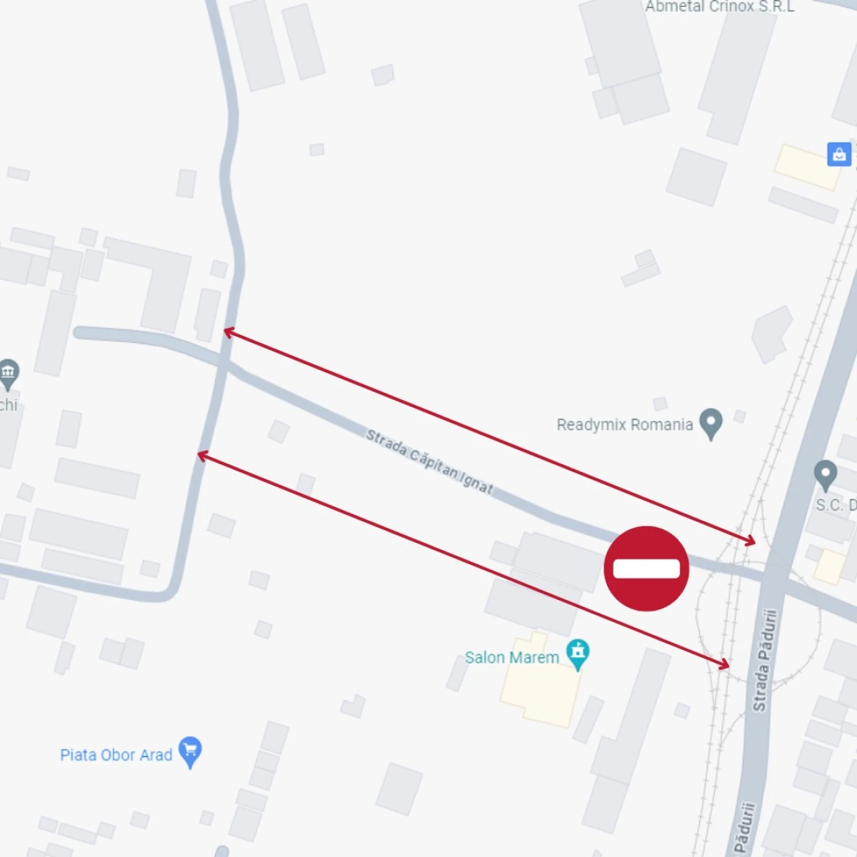 Trafic rutier oprit pe strada Căpitan Ignat, timp de trei săptămâni