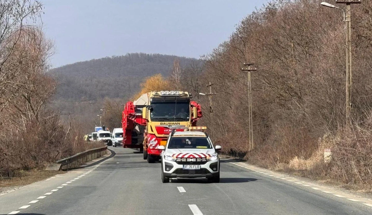 Traficul rămâne închis și astăzi pe DN7, între Lipova și Bătuța