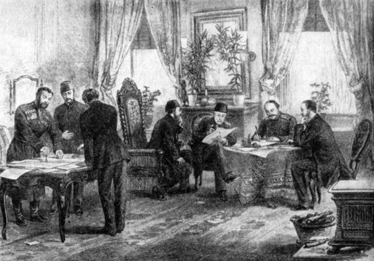 TRATATUL  DE PACE DE LA SAN STEFANO CARE A DUS LA RECUNOASTEREA INDEPENDENTEI ROMANIEI DAR SI A PIERDERII UNEI PARTI DIN BASARABIA