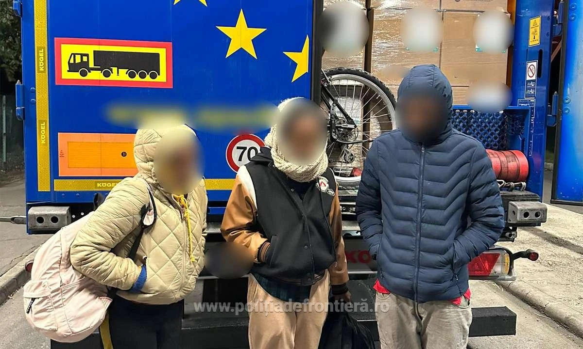 Trei etiopieni depistați ascunși la Nădlac, într-un TIR cu echipamente medicale