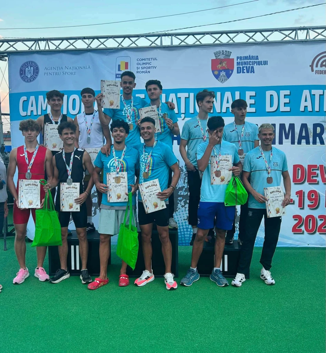Trei medalii pentru atleții de la CSS Gloria Arad, la Campionatele Naționale de la Deva