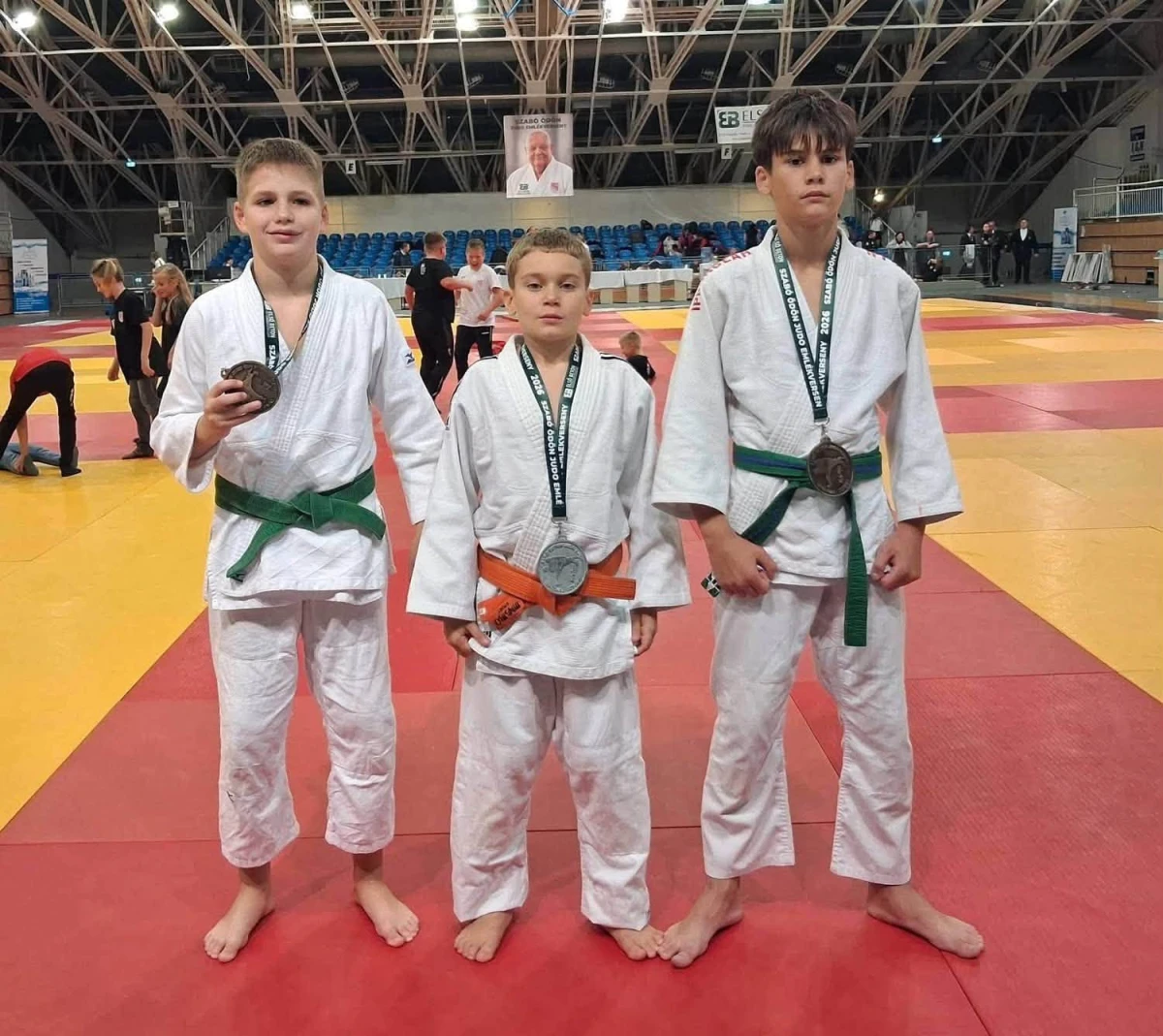 Trei medalii pentru judoka de la CSS Gloria Arad, la un turneu internațional din Ungaria
