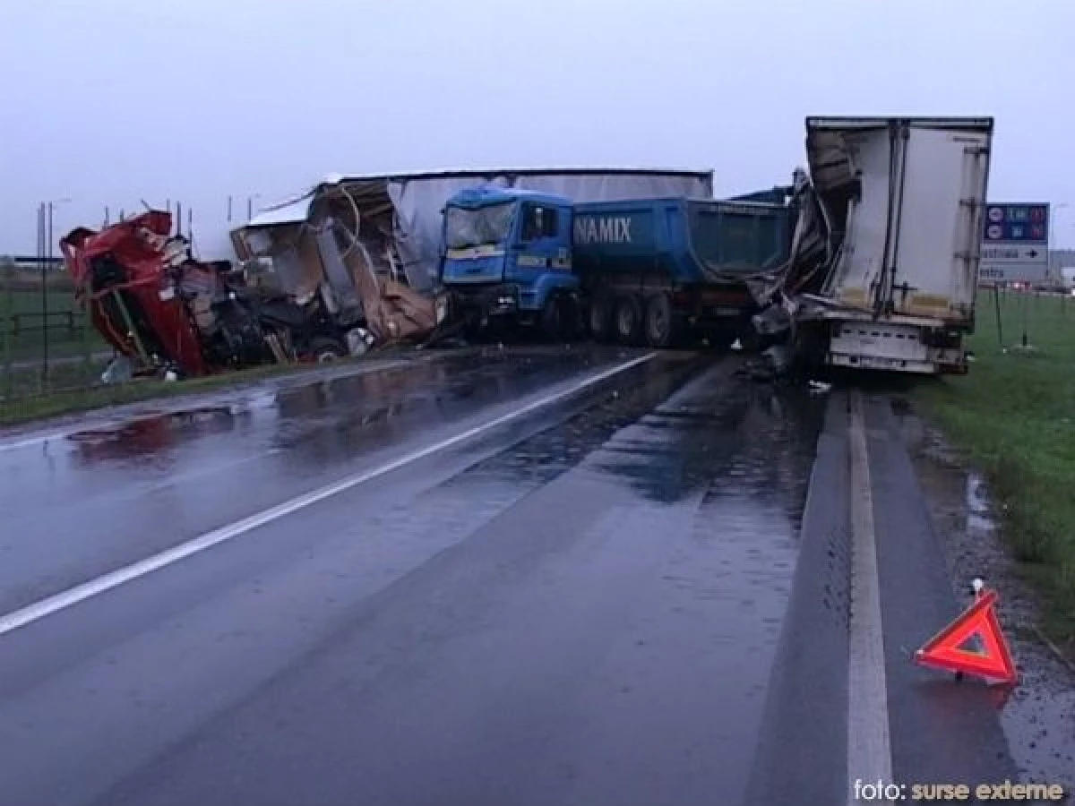 TREI TIR-URI AU FOST IMPLICATE INTR-UN ACCIDENT PE VALEA MURESULUI