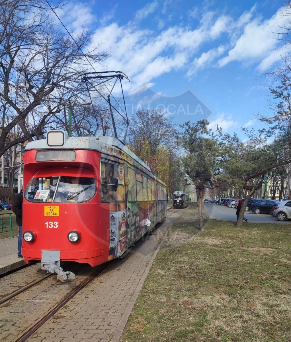 Trei zile fără tramvaie în centrul Aradului