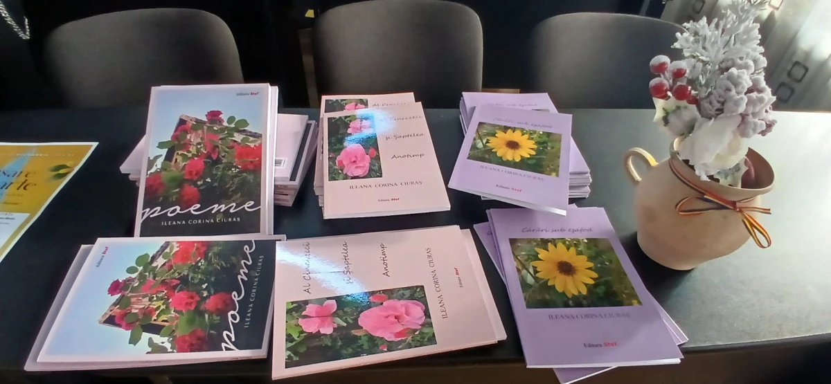 Triplă lansare de carte a autoarei arădene Corina Ileana Ciuraș