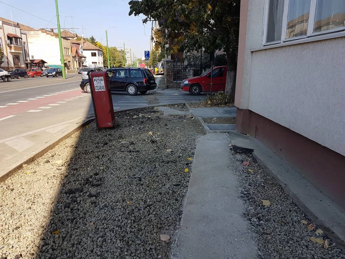 Trotuarul de pe Calea Romanilor va fi refăcut integral