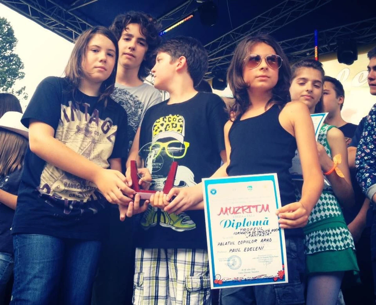 TRUPA ROCK FANTAZIA DIN ARAD A LUAT LOCUL I LA FESTIVALUL „MUZRITM“