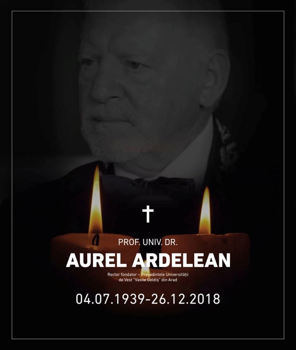 Trupul neînsuflețit al profesorului Aurel Ardelean va fi depus în Sala „Ferdinand”