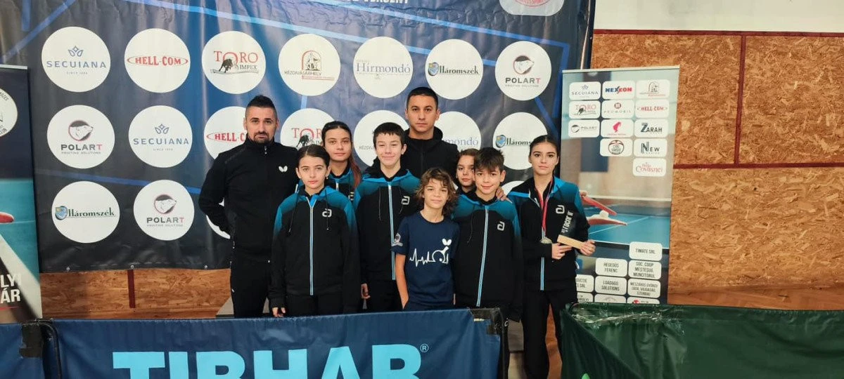 Turneu internațional pentru tinerii jucători arădeni de tenis de masă, Maya Madar a luat medalie!