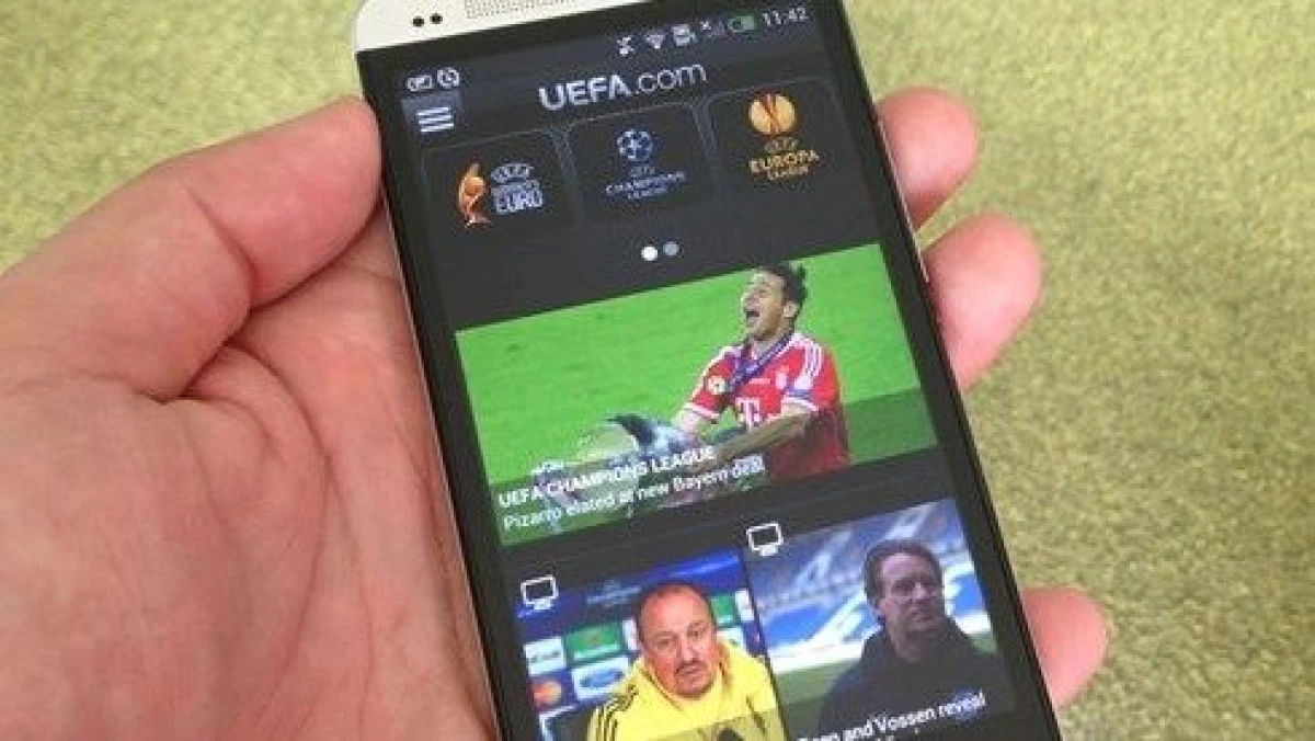 UEFA A LANSAT O APLICAŢIE DE MOBIL PENTRU EURO 2016