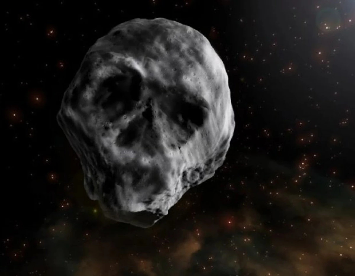 Un asteroid cu „cap de craniu” se îndreaptă către Pământ