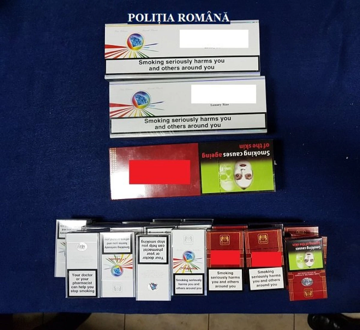 Un bărbat din Săvârșin, prins cu țigări de contrabandă