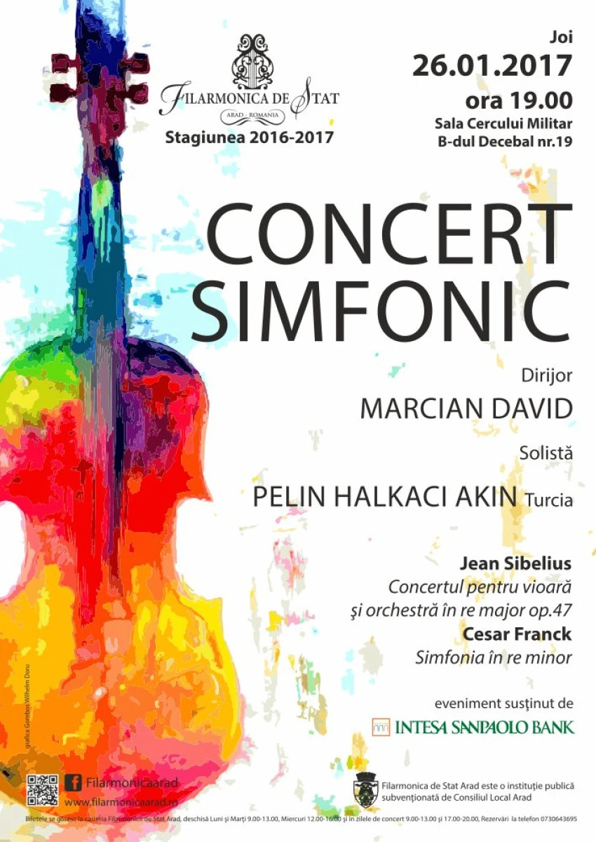 Un concert de excepţie, oferit în această săptămână de filarmonica arădeană