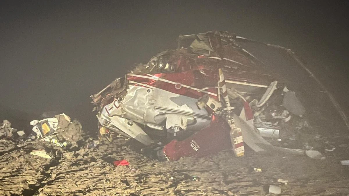 Un elicopter s-a prăbușit în nordul Italiei. Trei oameni au murit