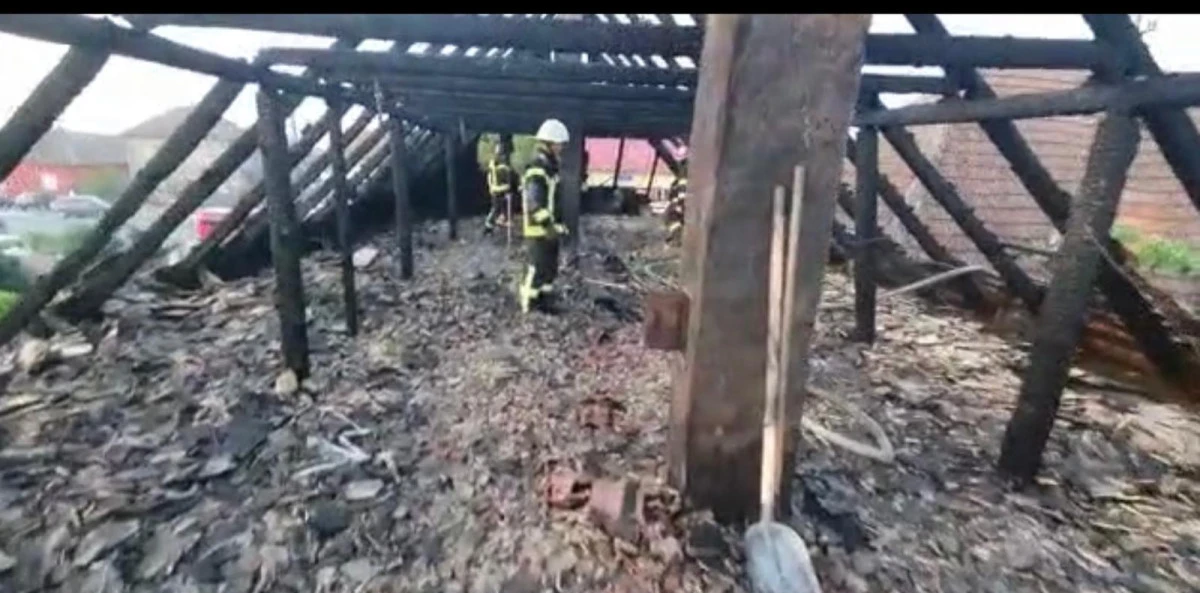 Un incendiu devastator a făcut ravagii la o casă, în localitatea Horia