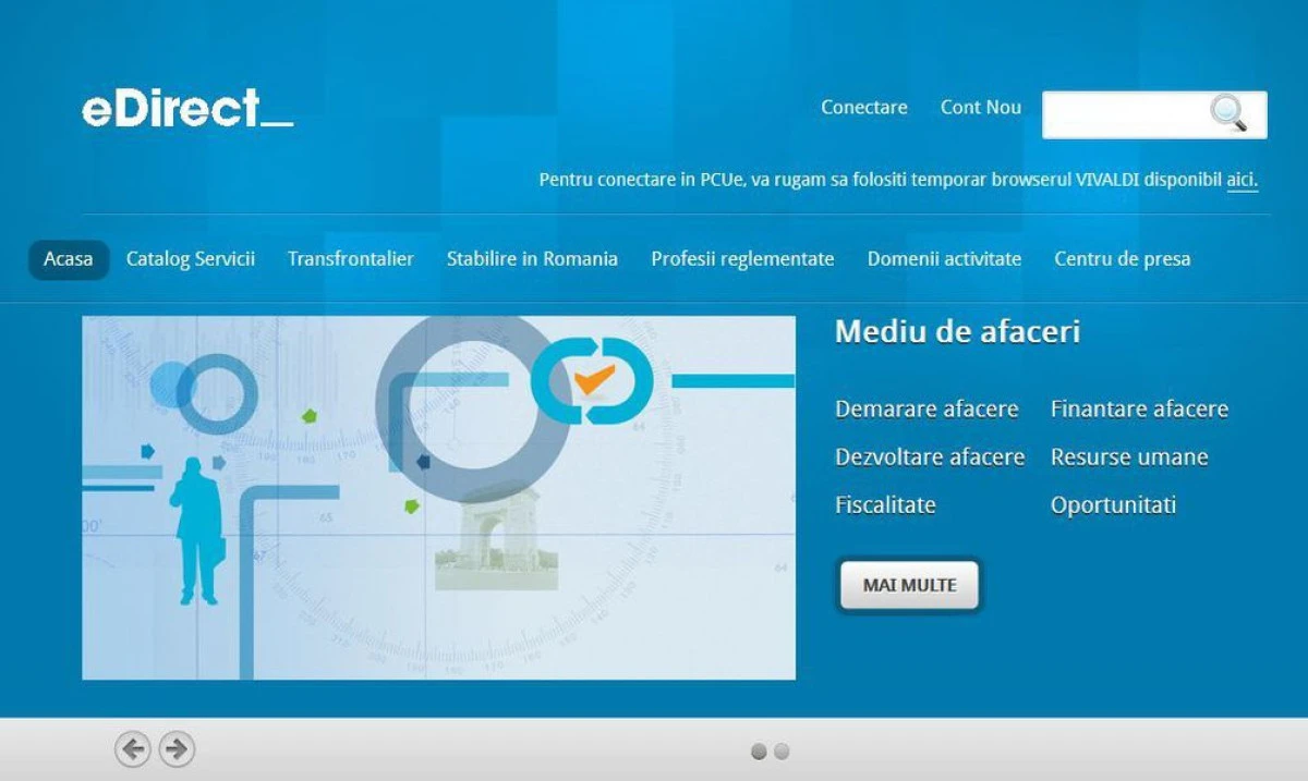UN NOU PAS SPRE DEBIROCRATIZARE: PUNCTUL DE CONTACT UNIC ELECTRONIC