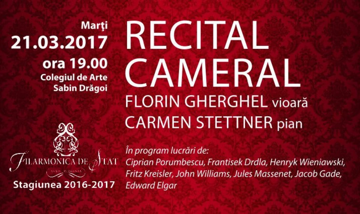 Un romantic recital cameral, la Colegiul „Sabin Drăgoi“ din Arad
