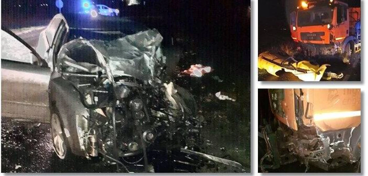 Un șofer a murit pe loc, după ce a intrat frontal într-un utilaj de deszăpezire, în Timiș
