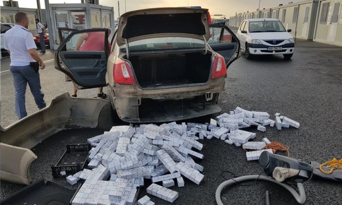 Un traficant maghiar de țigări a fost prins în vama Nădlac