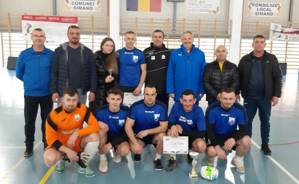 Unirea Gurahonț e noua campioană județeană la futsal! Ineul și Chierul au încheiat pe podium